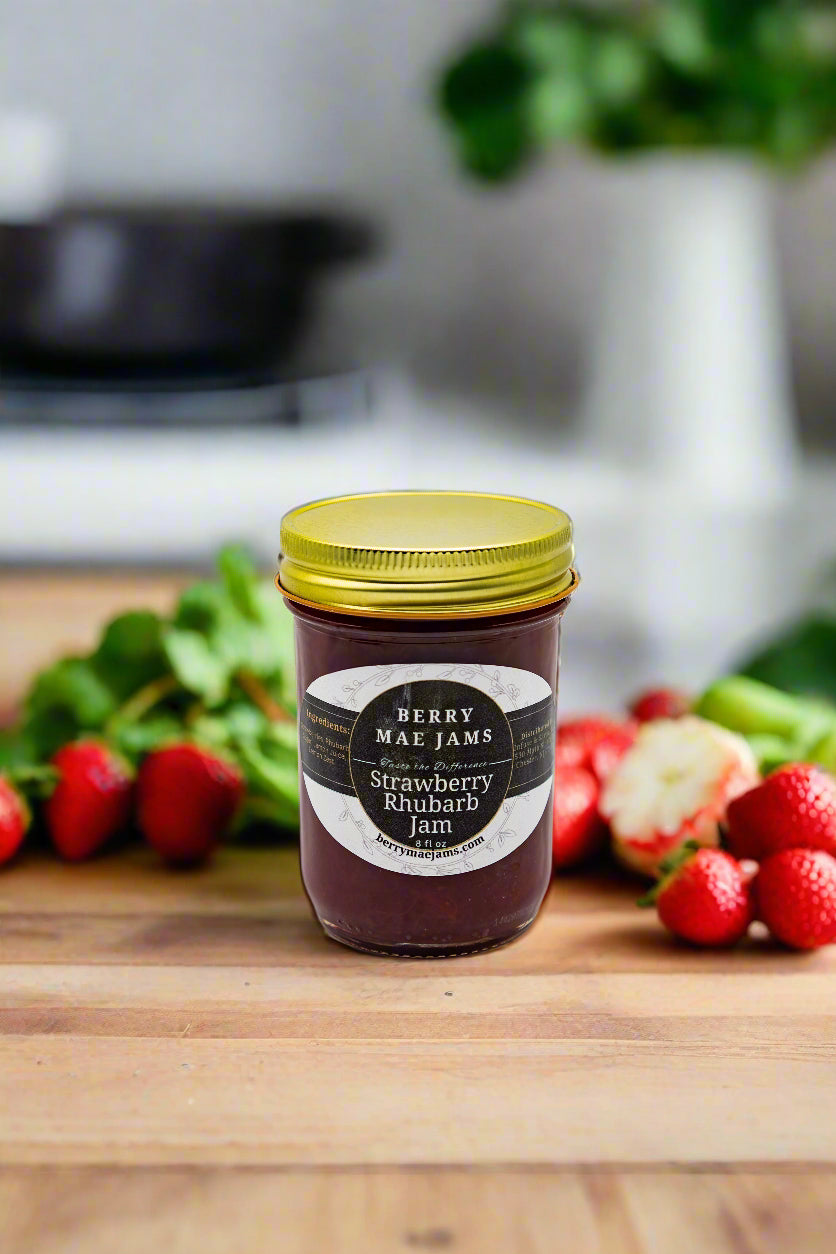 Strawberry Rhubarb Berry Mae Jams