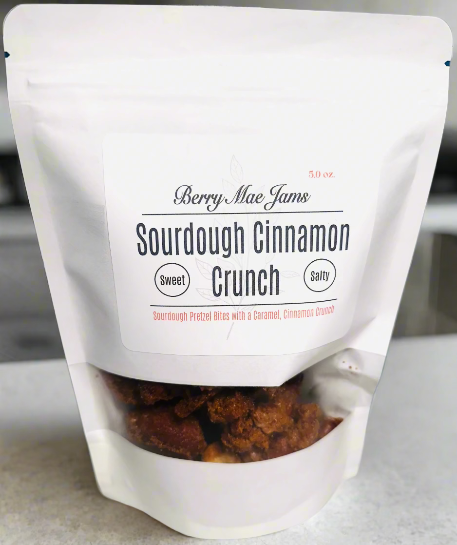Sourdough Cinnamon Crunch Pretzels