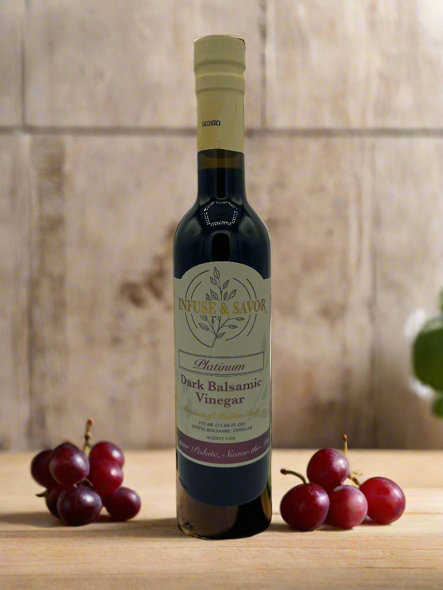 bottle of platinum balsamic vinegar