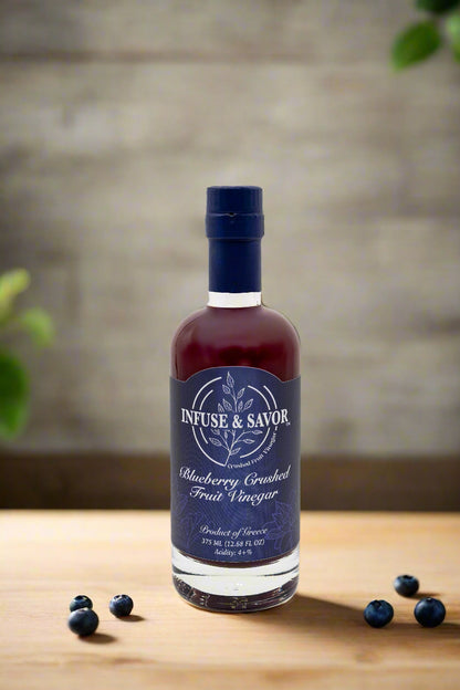 Blueberry Crushed Fruit Vinegar by Infuse & Savor