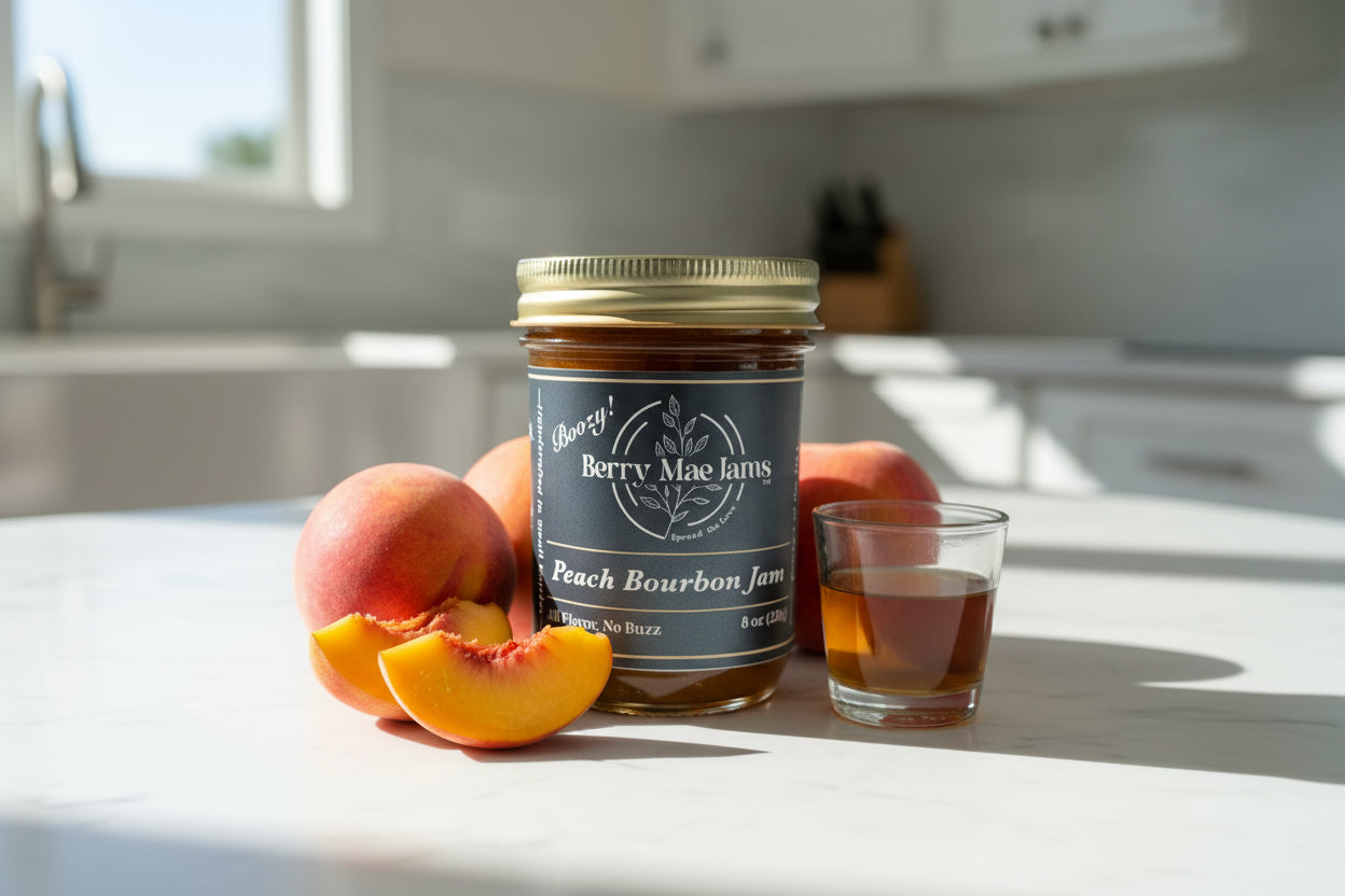 Berry Mae Jam Peach bourbon 