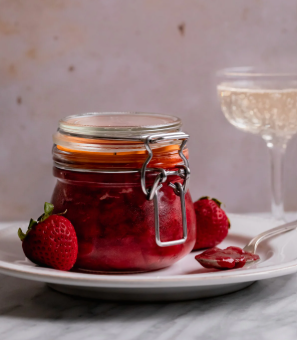 Strawberry Prosecco Jam