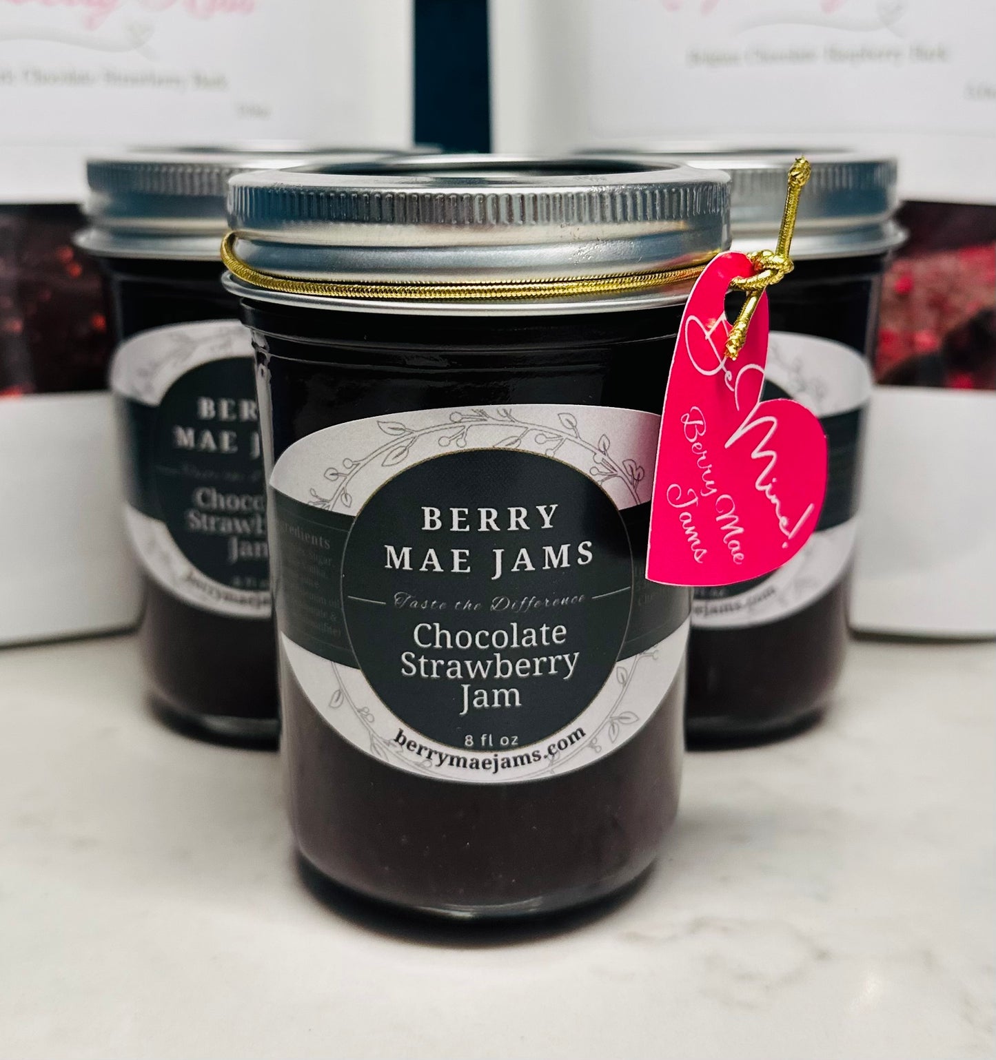 Chocolate Strawberry Valentine's Jam